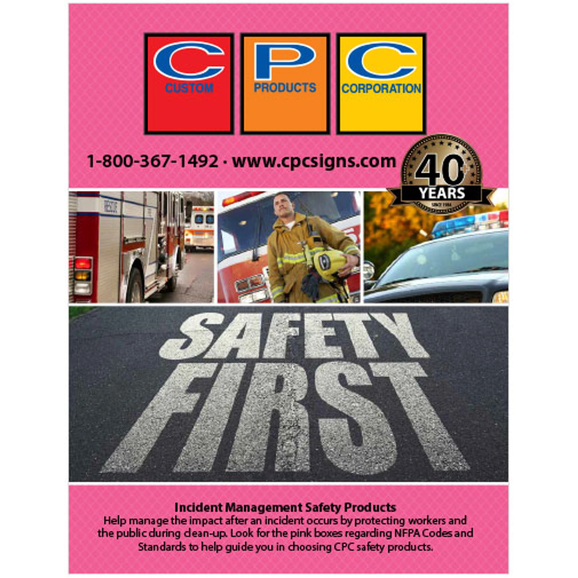 Incident Management Signs and Safety Product Guide