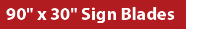 90 x 30 Metro Street Name Sign Blades