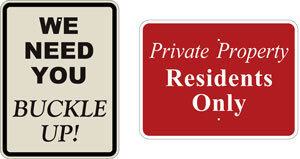 Custom Signs Level 1