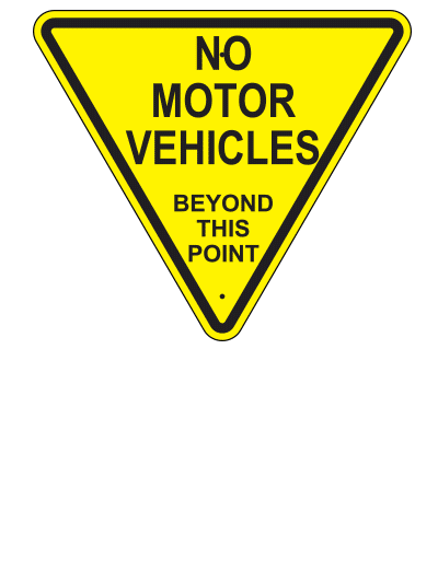 Examples of Custom Legend Reflective Parks and Recreation Signs