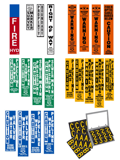 Examples of Custom Legend Reflective Parks and Recreation Signs