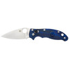 SPYDERCO MANIX2 BLUE FRCP PLAIN SPYC101PBL2 Spyderco