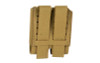 HSP DOUBLE PISTOL MAG POUCH COY