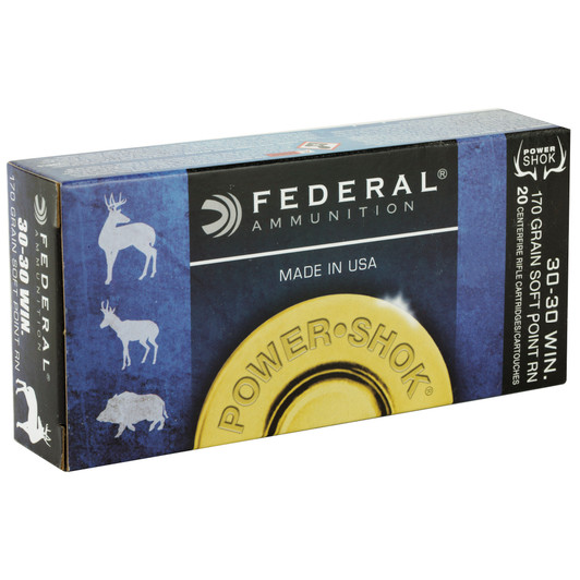 FED PWRSHK 3030WN 170GR SP RN 20/200 FE3030B Federal