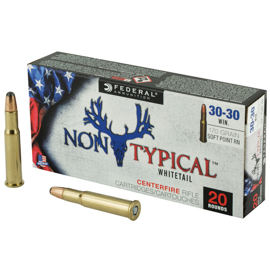 FED NON TYPICAL 30-30 WIN 170GR SP FE3030DT170 Federal