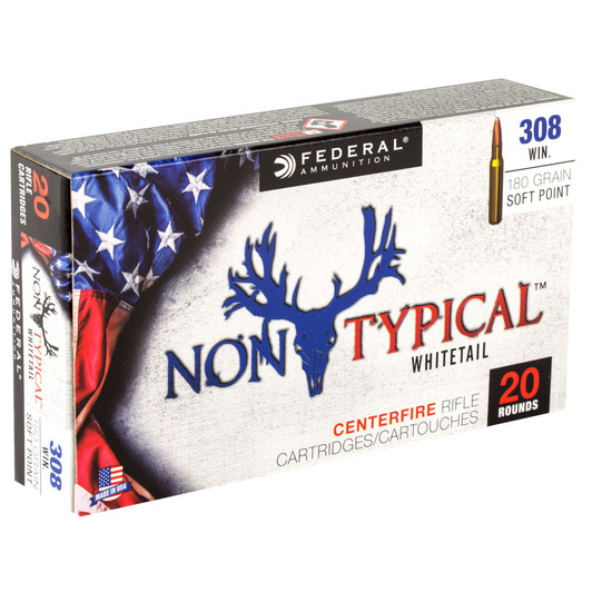 FED NON TYPICAL 308 WIN 180GR SP 20/