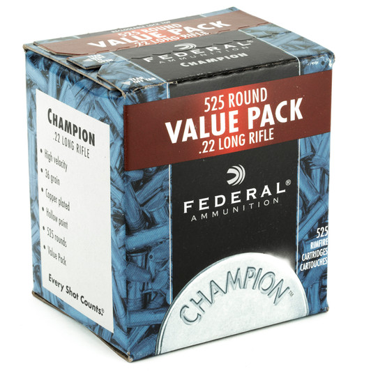FEDERAL CHAMP 22LR 36GR HP 525/5250, FE745
