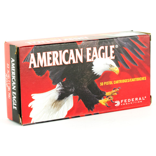 FED AM EAGLE 32ACP 71GR FMJ 50/1000 FEAE32APBX Federal