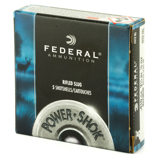 FEDERAL PWR SHK 410 GAUGE 2.5 MX RFL SL HP 5/250, F412RS