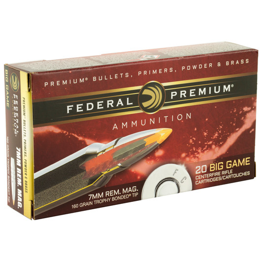 FED PRM 7MMREM 160GR TRPHY TIP 20/20 FEP7RTT1 Federal