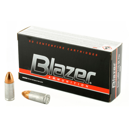 BLAZER 9MM 115GR FMJ 50/1000 CCI3509 Blazer Ammunition