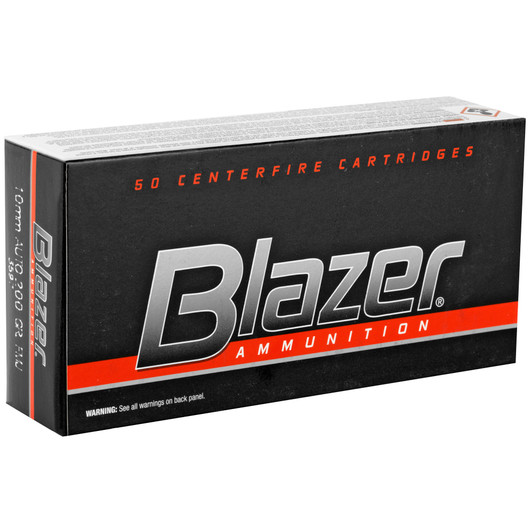 BLAZER 10MM AMMO 200 GR FMJ 50/1000, 3597