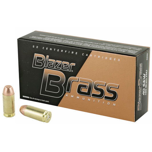 BLAZER BRASS 40SW 180GR FMJ 50/1000 CCI5220 Blazer Ammunition