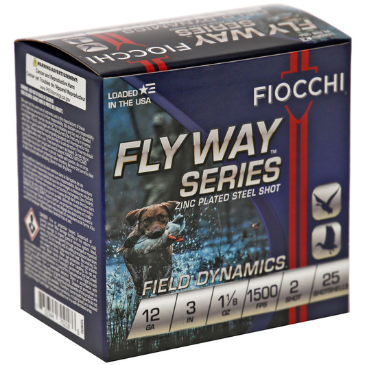 FIOCCHI 12GA #2 FLYWAY STEEL 25/250