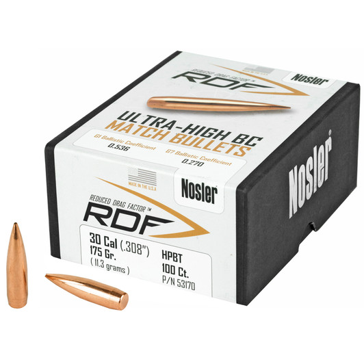 NOSLER RDF 30 175 HPBT 100CT NOSB53170 NOSLER