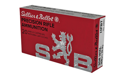 S&B 308 WIN 168 GR HPBT 20/500 SB308G Sellier & Bellot