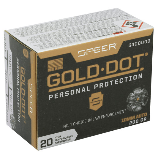 SPR GOLD DOT 10MM 200GR HP 20/200