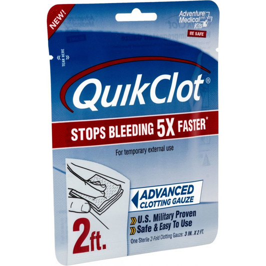 QUIKCLOT GAUZE 3IN X 2FT AMK50200025 ADVENTURE MEDICAL KITS