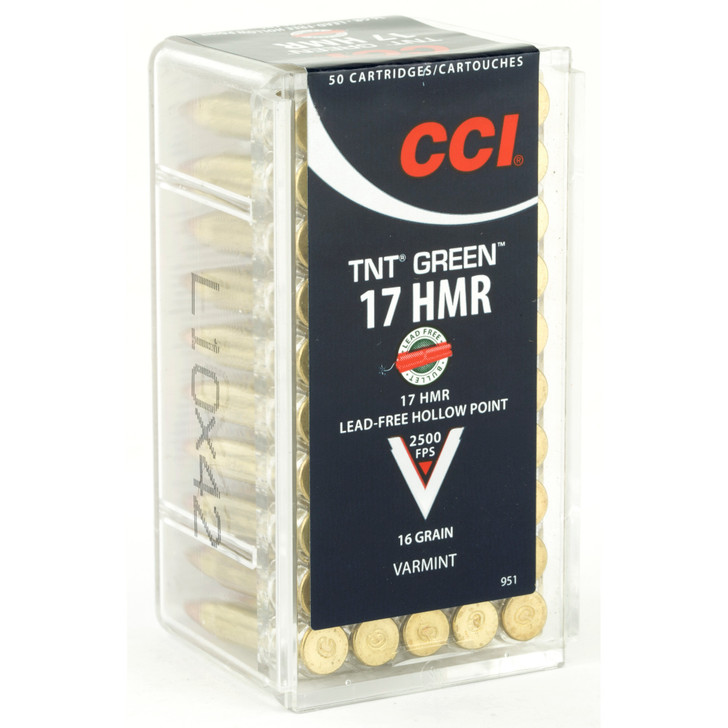 CCI 17HMR 16GR TNT GREEN 50/2000 CCI951 CCI