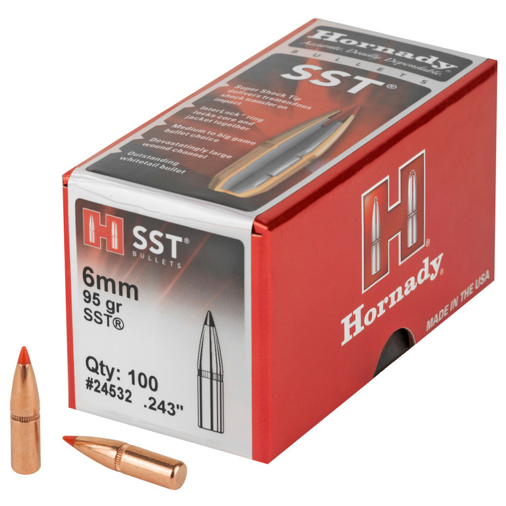 HRNDY SST 6MM .243 95GR 100CT HRB24532 Hornady