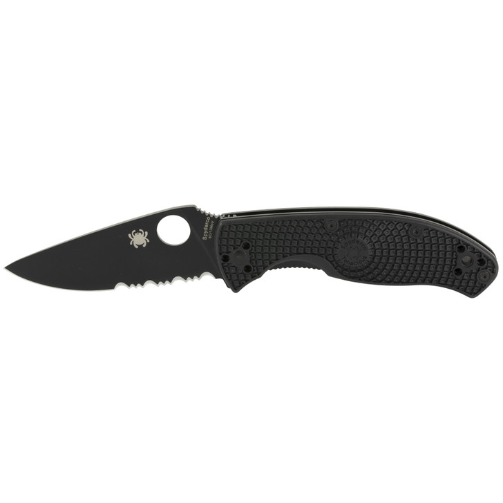 SPYDERCO TENACIOUS LINERLOCK KNIFE, BLK, SC122PSBBK
