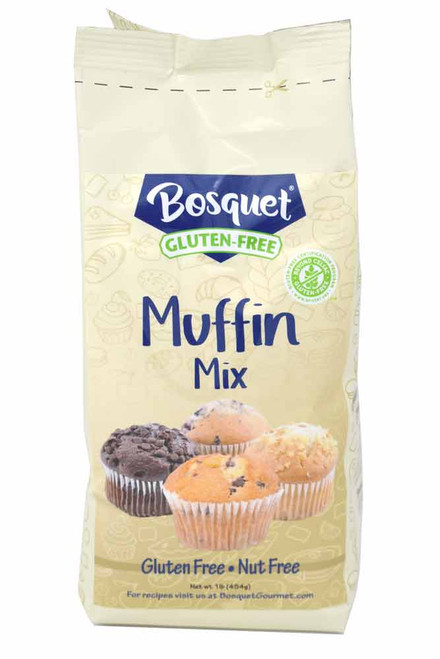 Bosquet Gluten-Free, Nut Free Muffin Mix 1 Lb. Bag