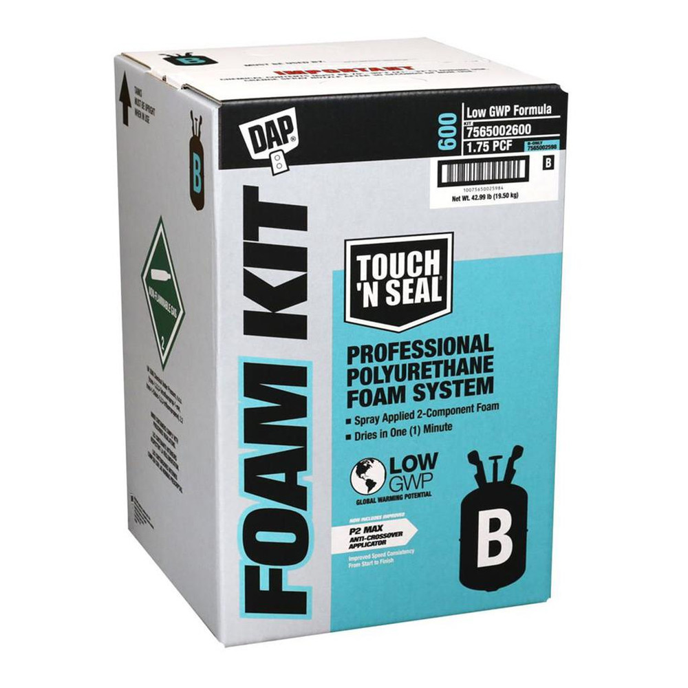 DAP Touch 'n Seal Low GWP 2-Component Spray Foam Kit, 600bf - Wind