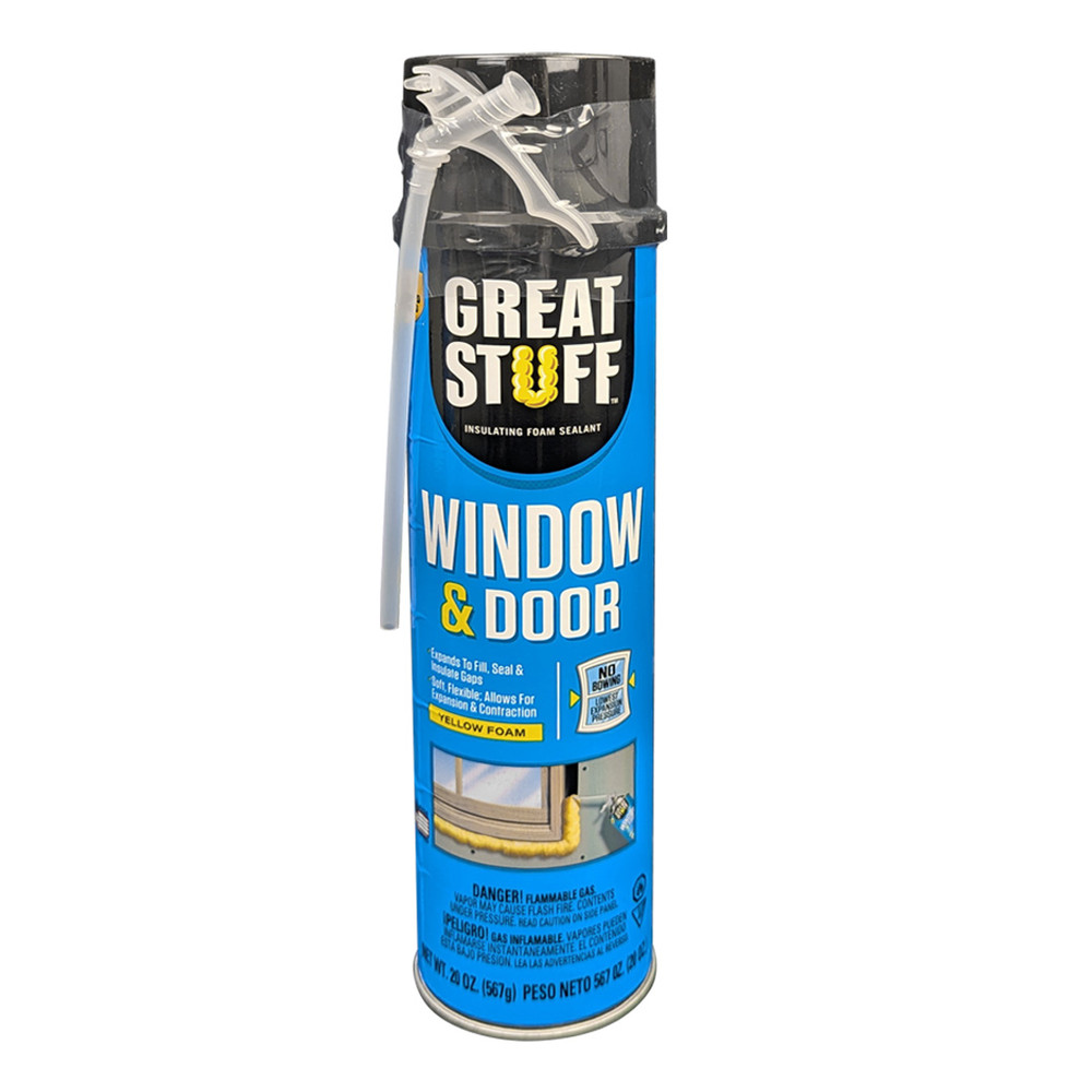 DuPont Window & Door Reusable Straw Foam, 12, 20 oz Cans per Case