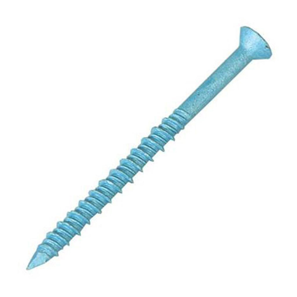 Masonry Fastener Screws - 3/16in x 2-3/4in, 1000/bx - Wind-lock
