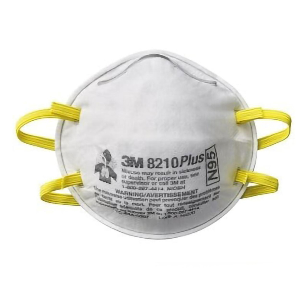 3M 8210 Particulate N95 Respirator Mask, 40pk - Wind-lock
