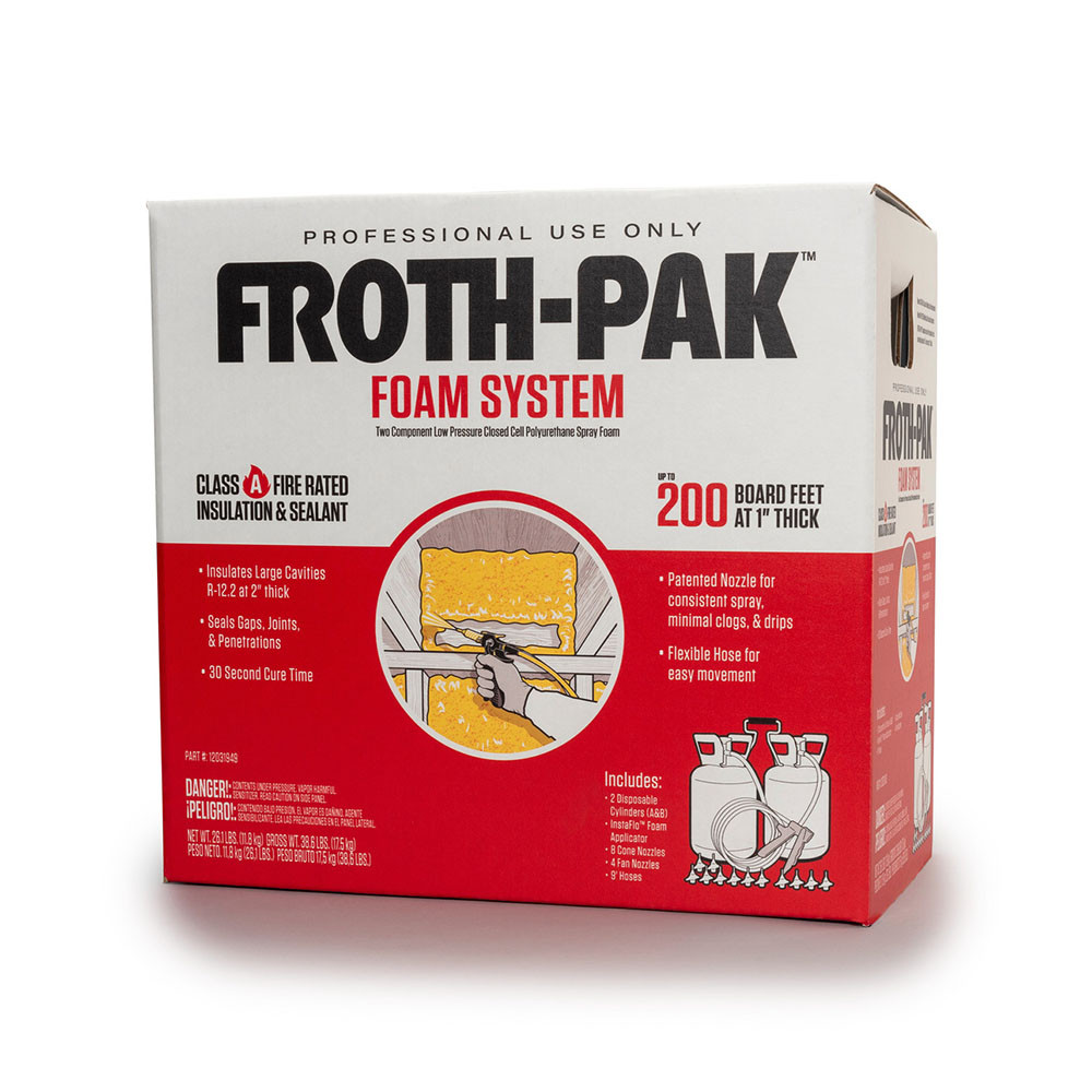 DuPont Froth-Pak Foam Sealant Kit, Class-A, 200 Board Feet - Wind-lock