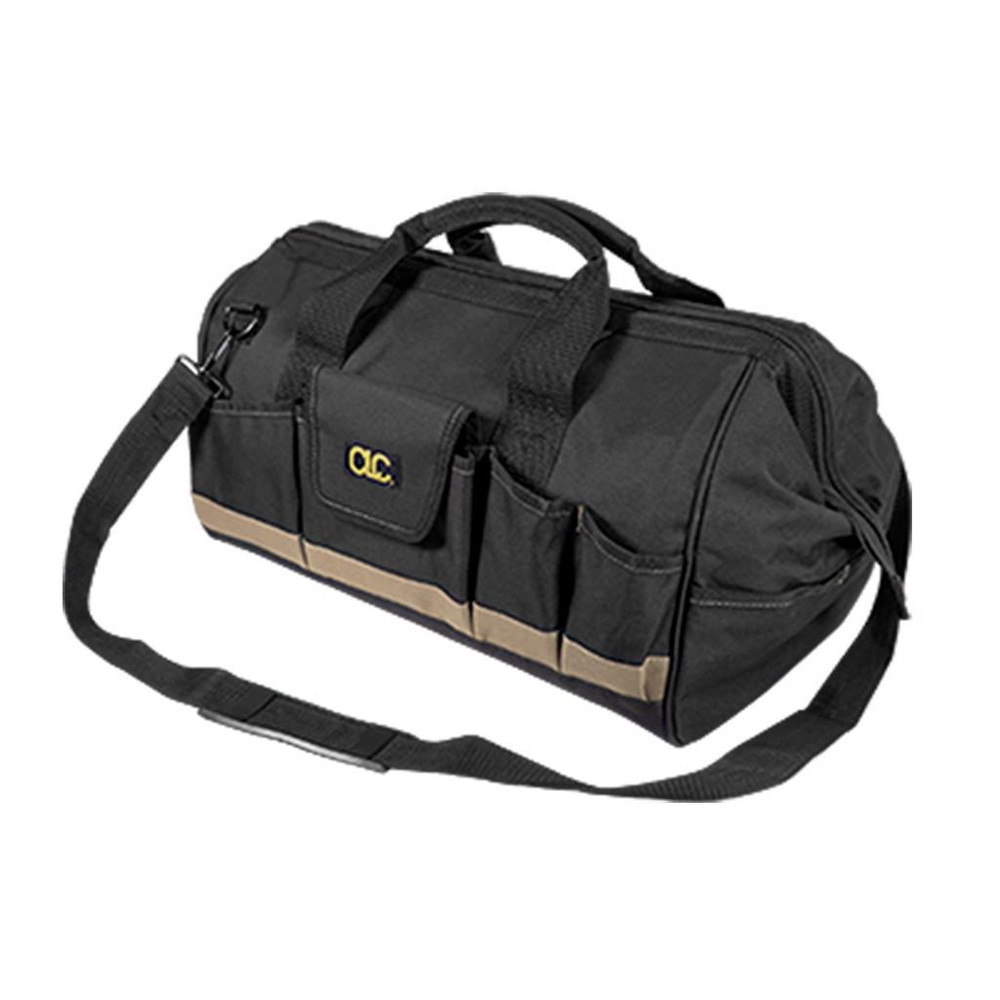Custom LeatherCraft 18in Megamouth Tool Tote Bag - Wind-lock