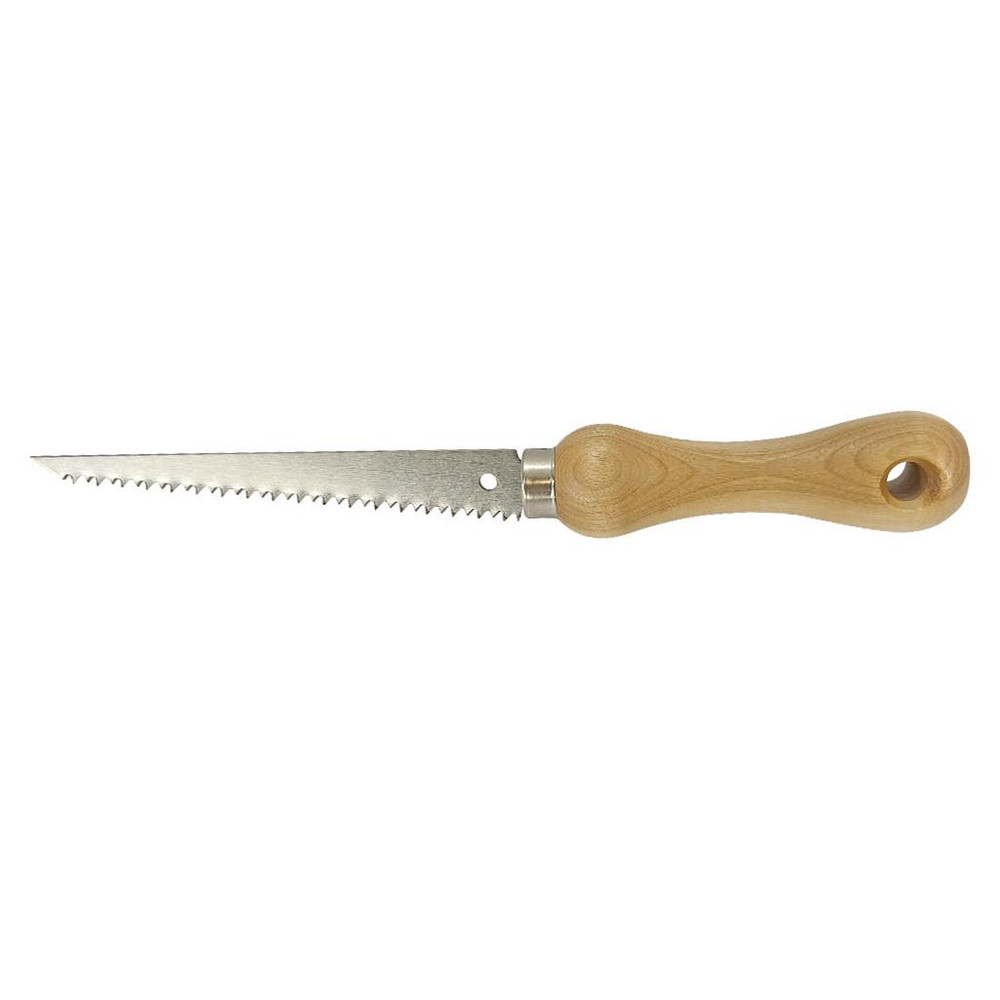 Wal-Board Tool Drywall Utility Saw w/ Wood Handle, 6in - Wind-lock