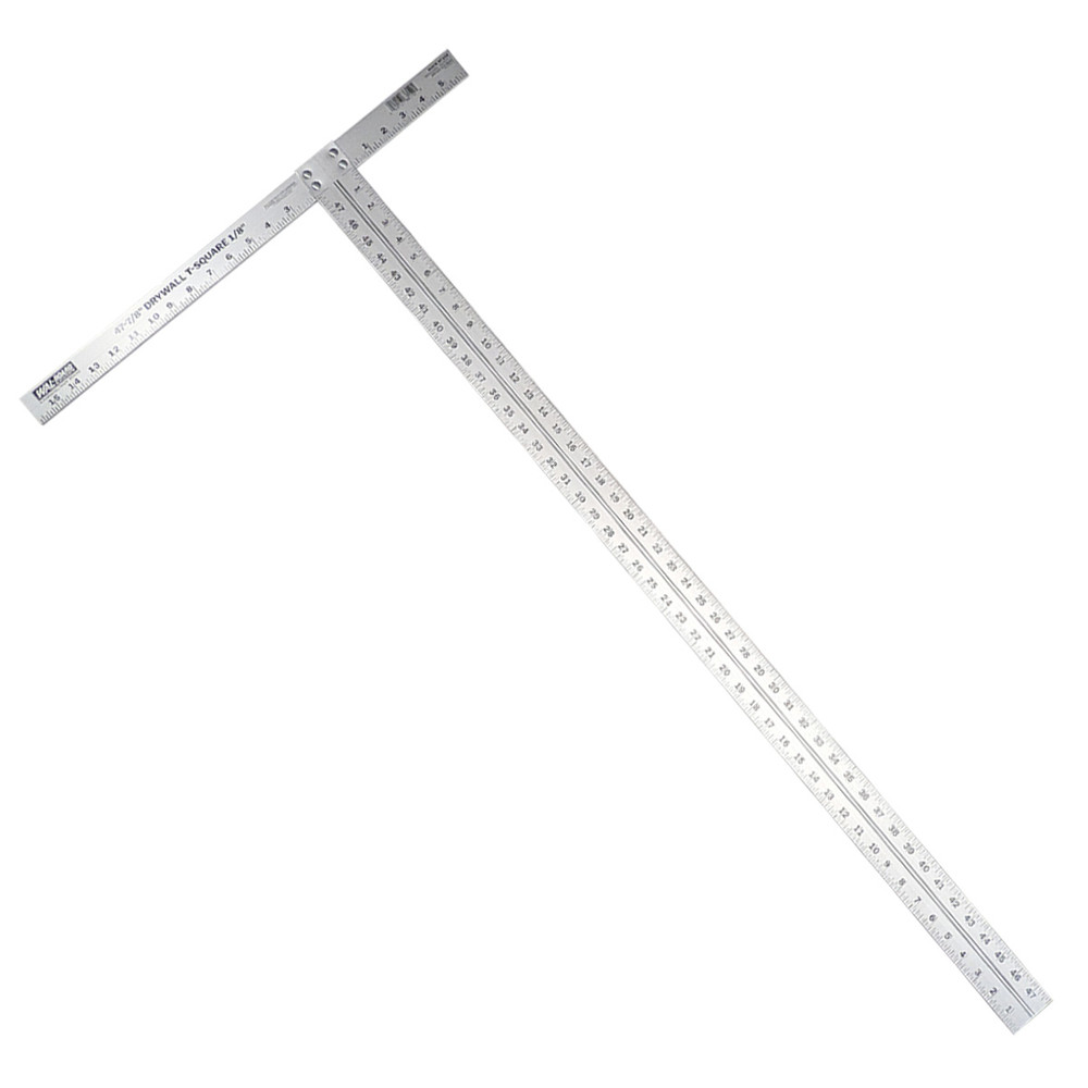 THE BOX／THE SQUARE～T-SQUARE Wal-Board Tool T-Square, 48in x 1/8in, Box of 6 - Wind-lock