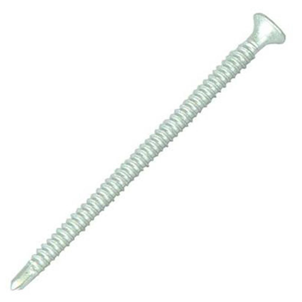 Steel Fastener Screws - #10 x 4-3/8in, 1000/bx - Wind-lock