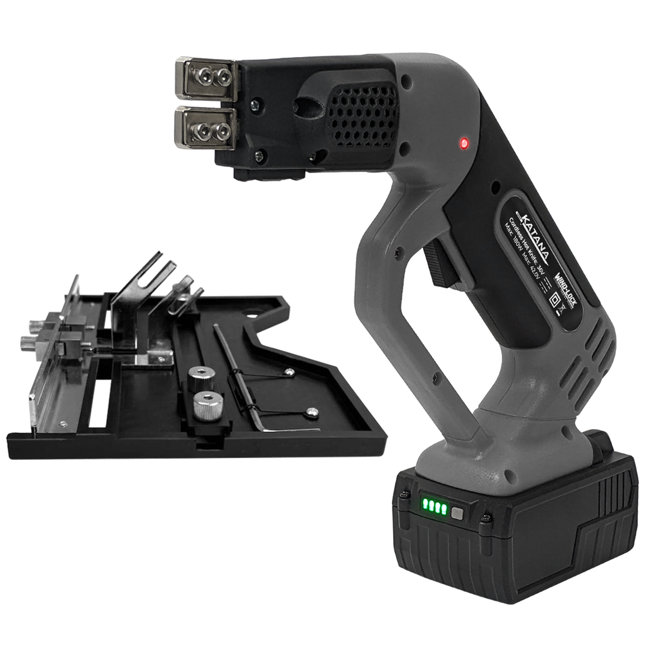 Katana Cordless Hot Knife Kit w/ Rechargeable Battery and 6in Sled