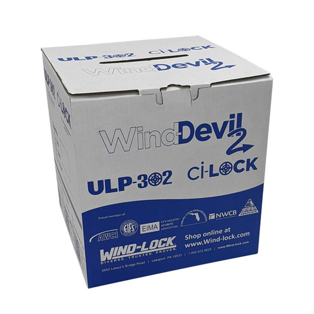 WindDevil2 w/ Masonry Fastener 3/16in x 4in Screw, 1000/bx Windlock