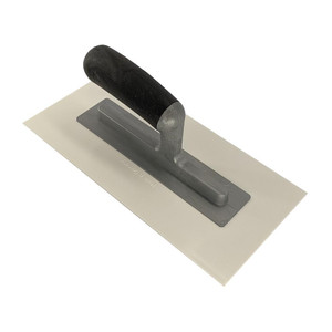 WIND-LOCK Wind-Lock White Plastic Texture Float, 5-1/4in x 11-3/4in w/ Comfort Soft Handle 