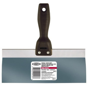 HYDE TOOLS Hyde Folded Backing Blue Steel Taping Knife, 12in 