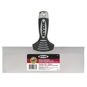 HYDE TOOLS Hyde Pro Folded Backing Stainless-Steel Taping Knife, 12in 