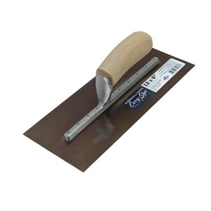 MARSHALLTOWN Marshalltown Curry-Style Trowels, Wood Handle, 5in x 12in 