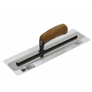  NELA Plasticflex Finishing Trowel, 12in x 4-1/3in w/ Cork Handle 