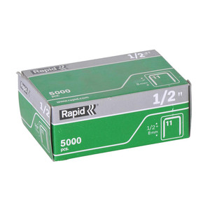 RAPID HAMMER Rapid Hammer .500c Staples for R11 Hammer 5k/box RAPID HAMMER Rapid Hammer .500c Staples for R11 Hammer 5k/box