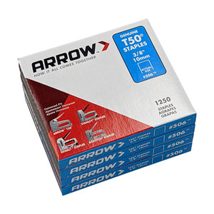 ARROW FASTENER Arrow Fastener T50 3/8in Flat Crown Staples, 5000/pk 