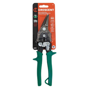 WISS Wiss Aviation Snips, Right-Hand Cut, Green Handle 