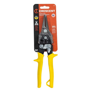 WISS Wiss Aviation Snips, Straight Cut, Yellow Handle 