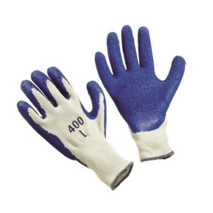Seattle Glove 400 Blue Latex Palm Gloves, Large