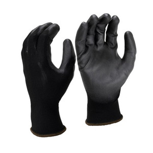 Seattle Glove BPU4 Black Polyurethane Palm Gloves, Large