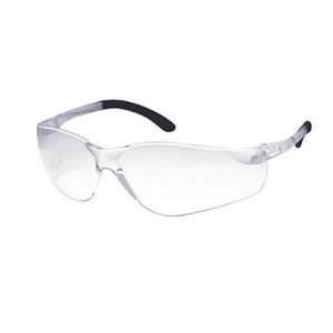 Dentec SENTEC Safety Glasses with Rubberized Temple Tips – Clear Lens