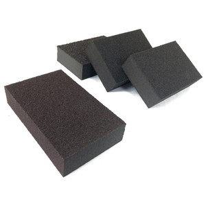 JOHNSON ABRASIVES Johnson Abrasives Fine/Medium, Regular Grip Sponge, 3-3/4in x 2-3/4in x 1in 